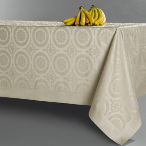 Quagliotti tablecloth bananas jacquards styling