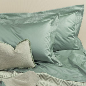 Quagliotti_Zelda green sheets pillows