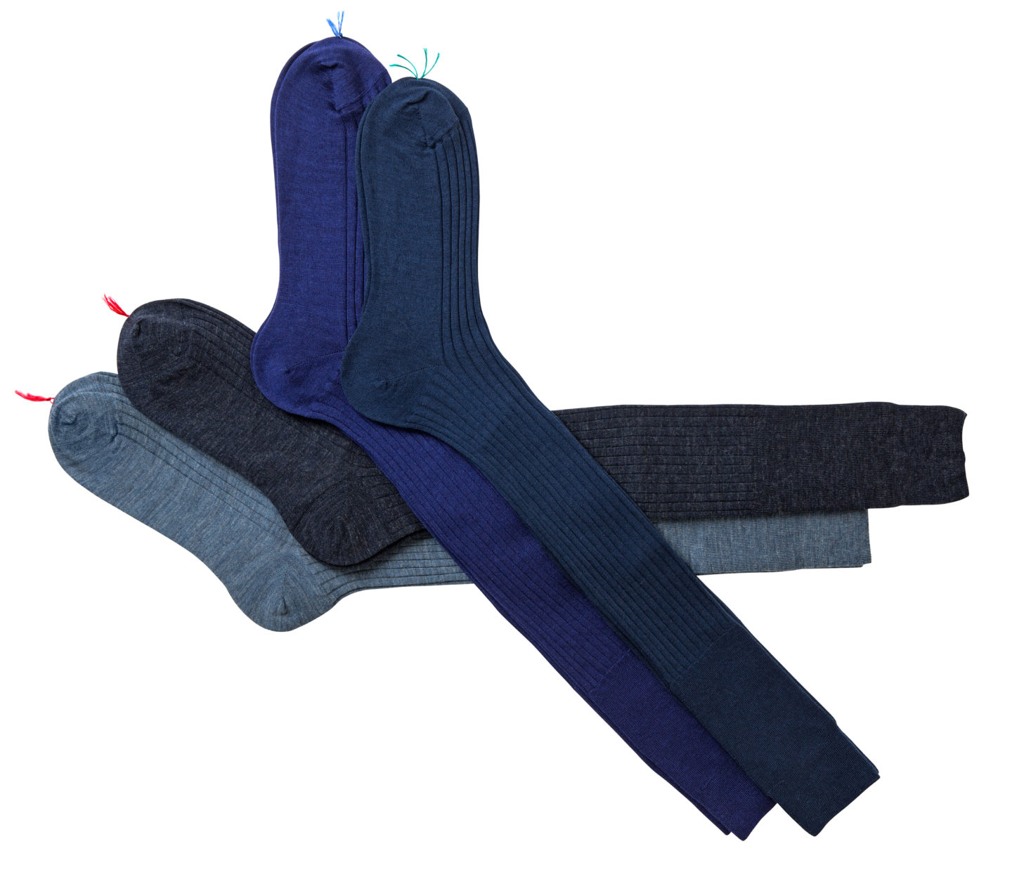 Bresciani styling concept blu socks