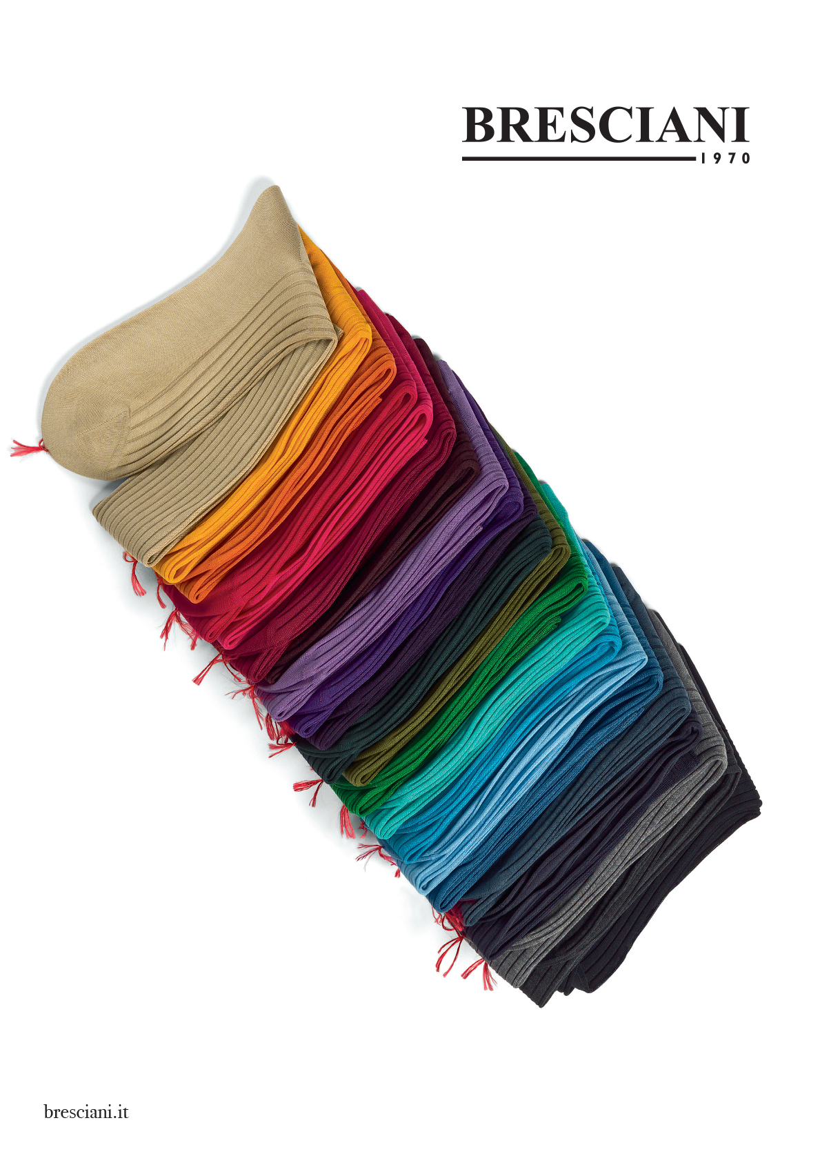 Bresciani styling concept, colored socks