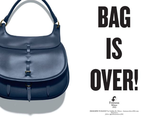 Fontana Milano 1915 Navy bag styling