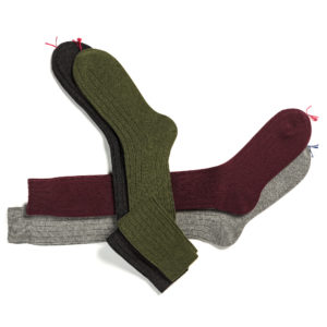 Bresciani calzificio socks styling cashmere ribbed