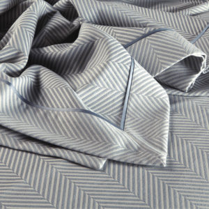 Quagliotti coverlet chevron cotton design