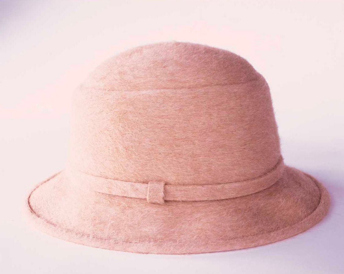 Agnona cashmere pink hat